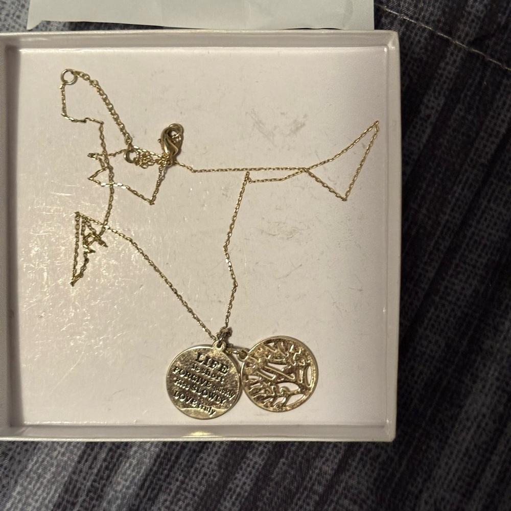 Minimalist Gold Geometric Pendant Necklace